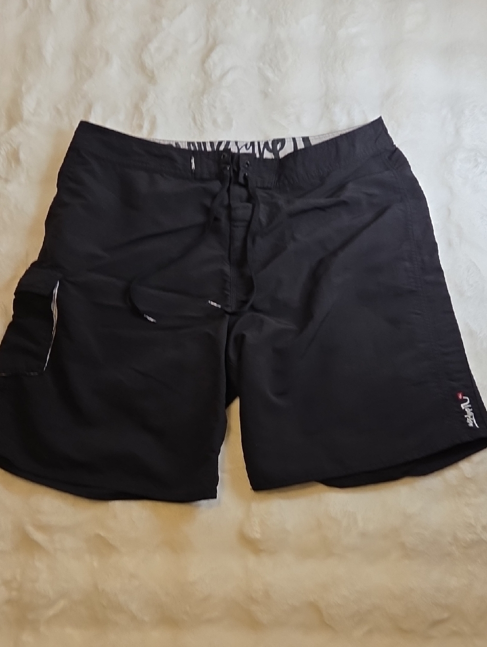 Quiksilver Black Men's Hybrid Boardshorts